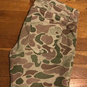Current Elliot Zip Stiletto Skinny in camo